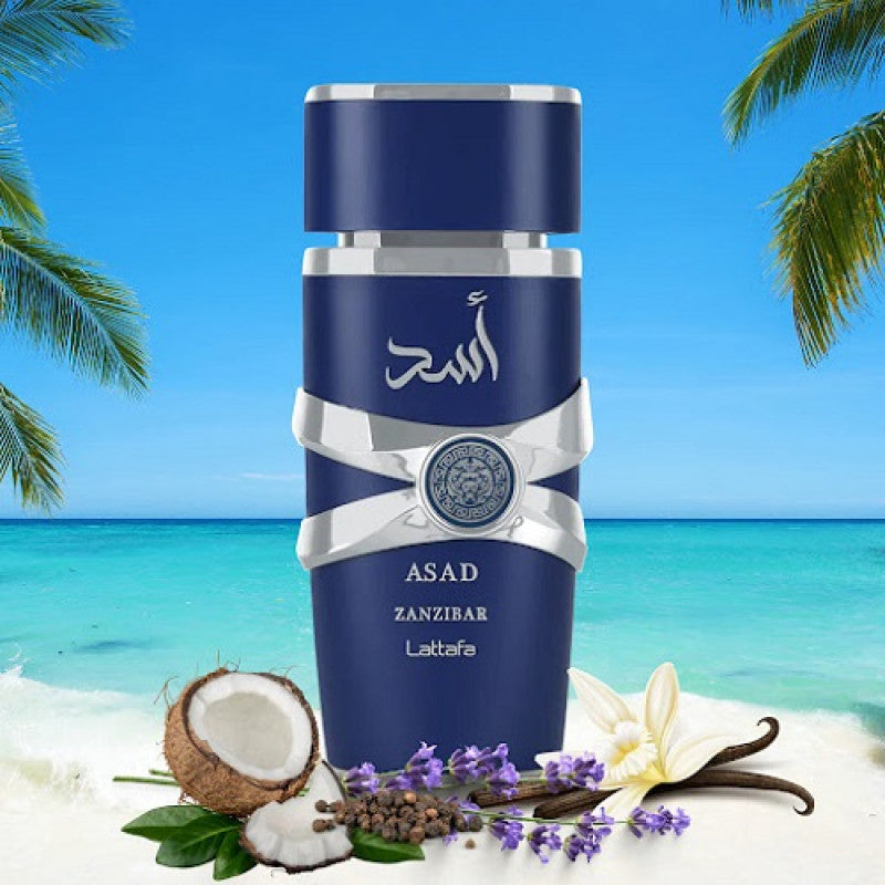 Lattafa Asad Zanzibar EDP 100ml (Blue)