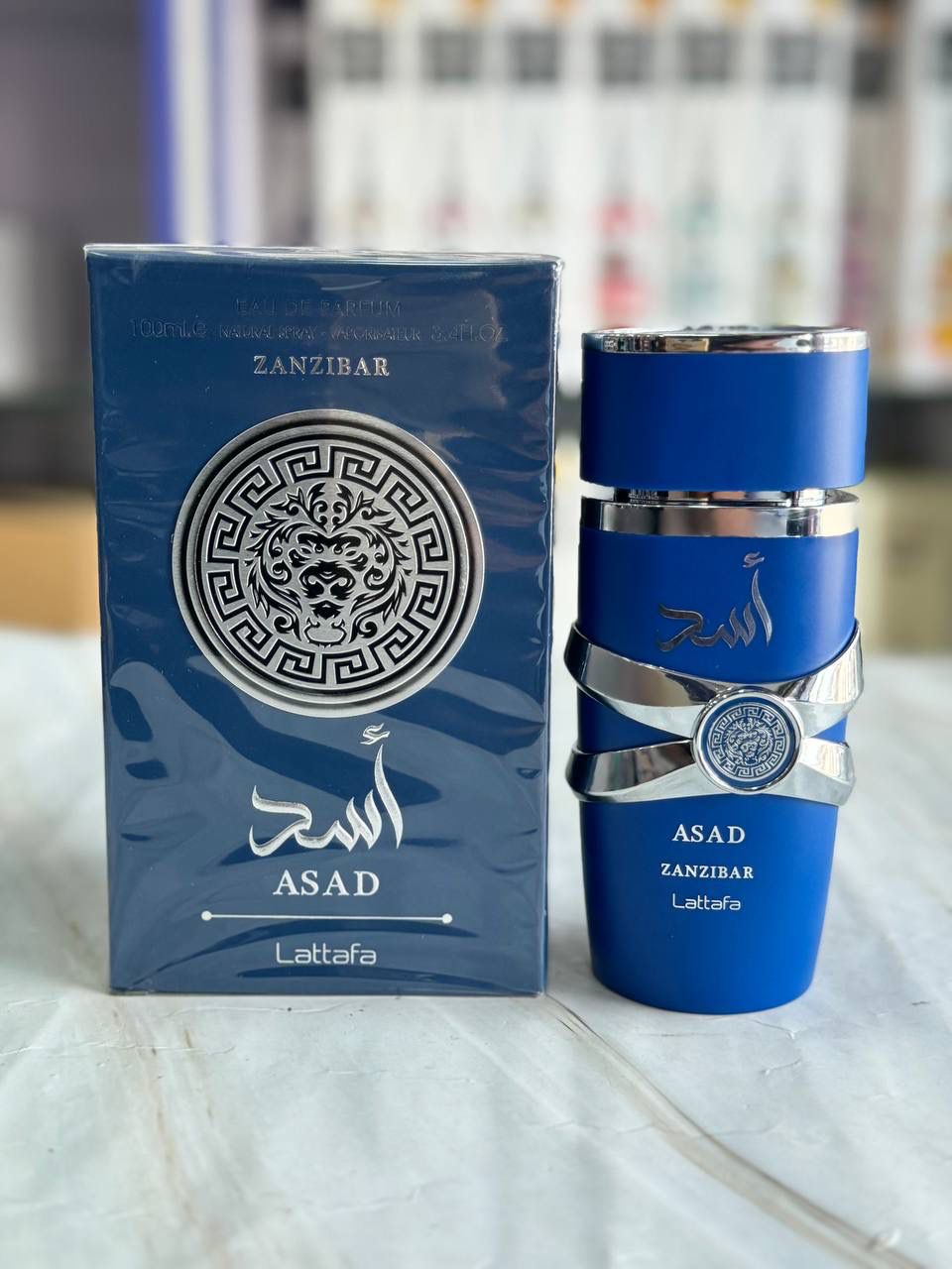 Lattafa Asad Zanzibar EDP 100ml (Blue)